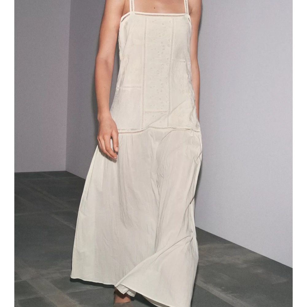 Zara Cream Lace Dress